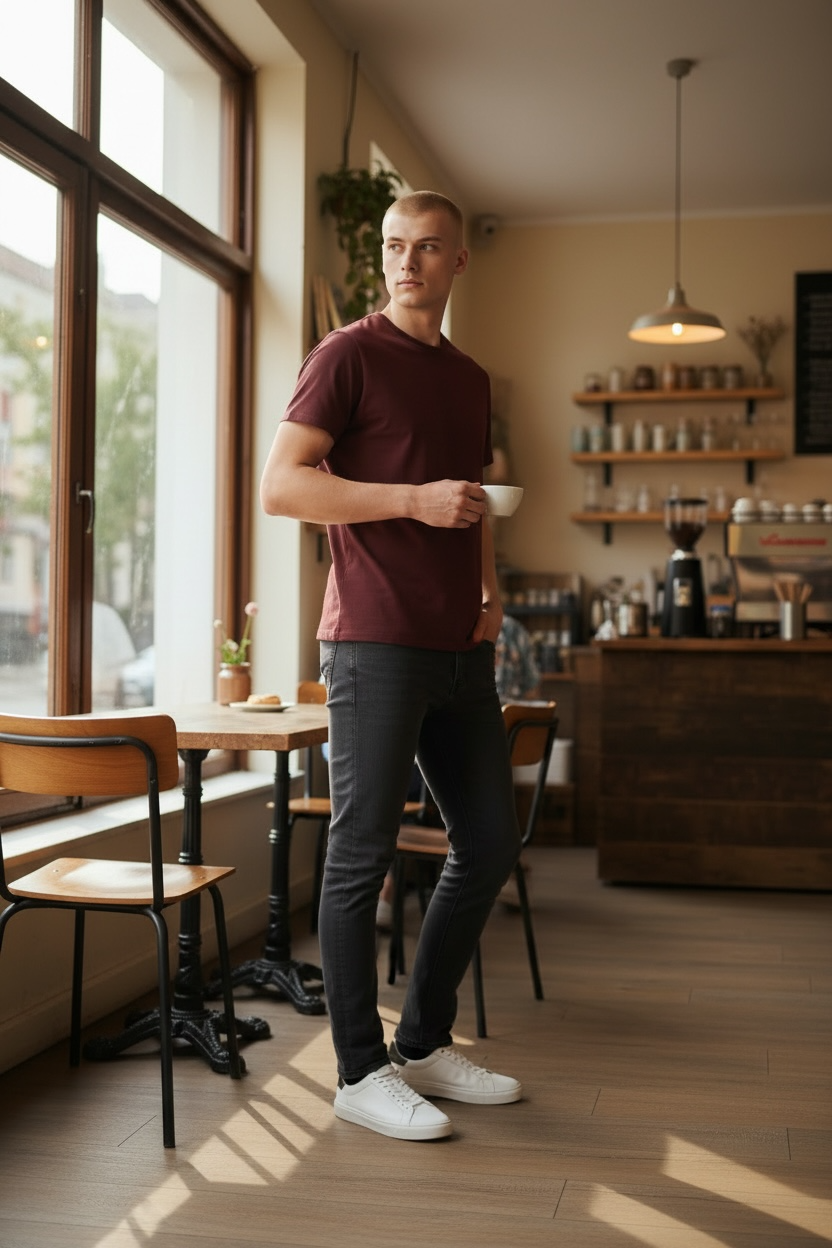 4:13 Phil Performance Crew Neck T-Shirt – Athletic Fit