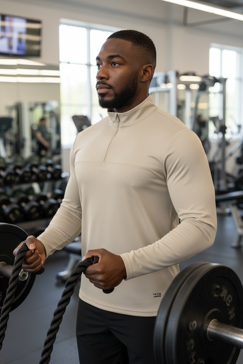 4:13 Phil Elite Performance Quarter Zip-Lightweight & Breathable